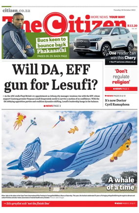 Cover of The Citizen (KZN)