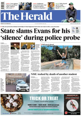 Cover of The Herald (South Africa)