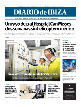 Cover of Diario de Ibiza