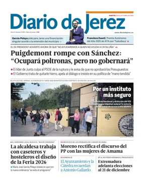Cover of Diario de Jerez