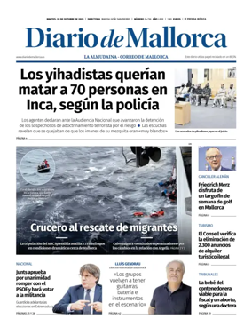 Cover of Diario de Mallorca
