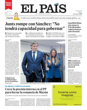 Cover of El País (1ª Edición)