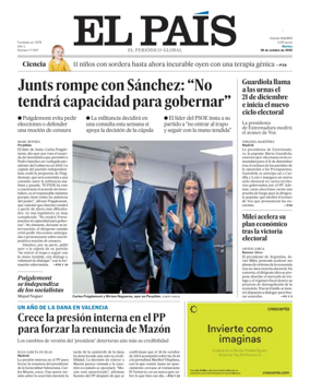 Cover of El País