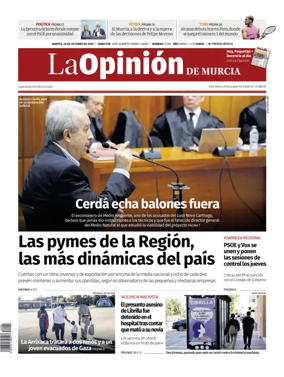 Cover of La Opinión de Murcia
