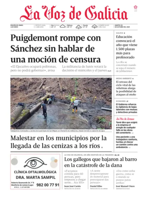 Cover of La Voz de Galicia (Monforte)