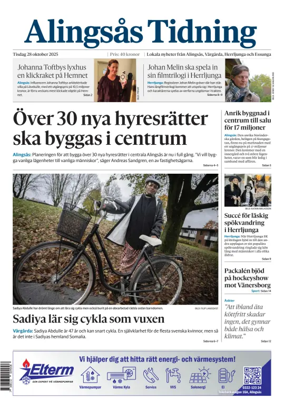 Cover of Alingsås Tidning