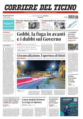 Cover of Corriere del Ticino