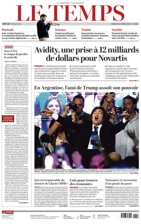 Cover of Le Temps