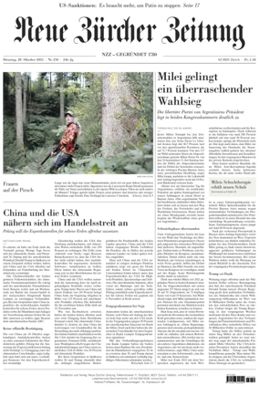 Cover of Neue Zürcher Zeitung