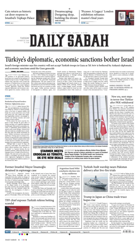 Cover of Daily Sabah (Turkey)