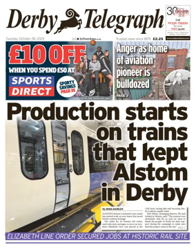 Cover of Derby Telegraph