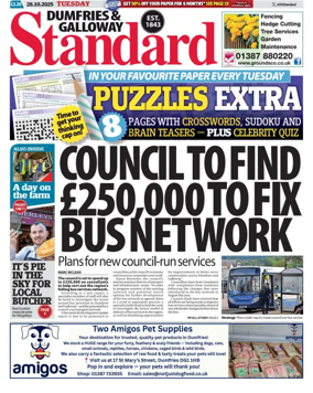 Cover of Dumfries & Galloway Standard