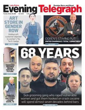 Cover of Evening Telegraph (First Edition)