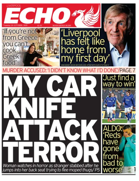 Cover of Liverpool Echo
