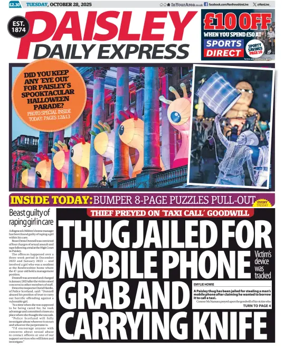 Cover of Paisley Daily Express