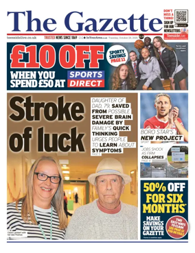 Cover of Teesside Evening Gazette