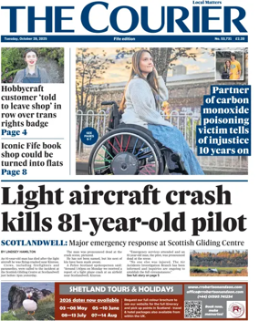 Cover of The Courier & Advertiser (Fife Edition)