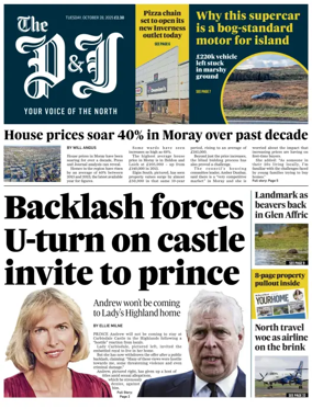 Cover of The Press and Journal (Highlands & Islands)