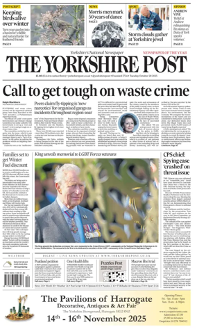 Cover of Yorkshire Post