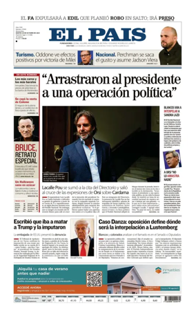 Cover of El Pais (Uruguay)
