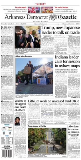 Cover of Arkansas Democrat-Gazette