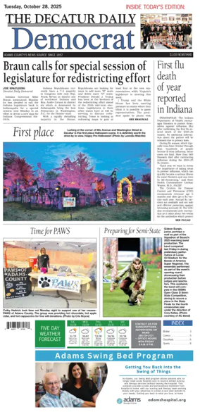 Cover of The Decatur Daily Democrat