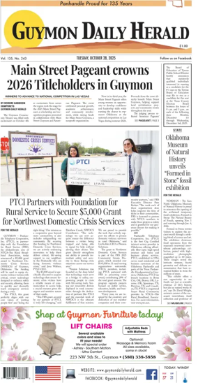 Cover of Guymon Daily Herald