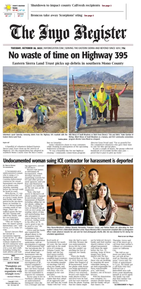 Cover of Inyo Register