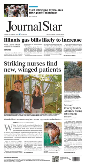 Cover of Journal Star (Peoria)