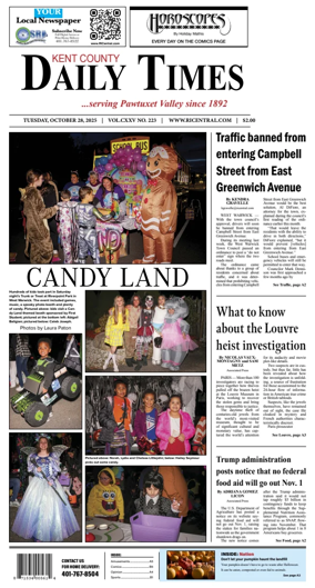 Cover of Kent County Daily Times