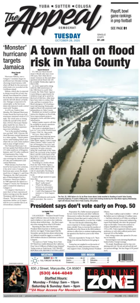 Cover of Marysville Appeal-Democrat    