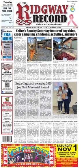 Cover of Ridgway Record