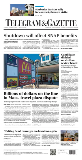 Cover of Telegram & Gazette