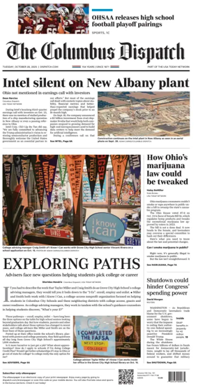Cover of The Columbus Dispatch
