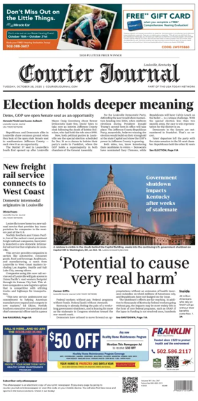 Cover of The Courier-Journal (Louisville)