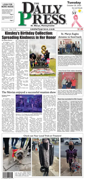 Cover of The Daily Press