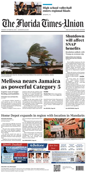 Cover of The Florida Times-Union