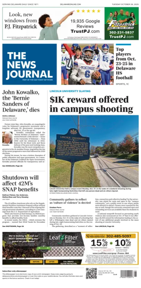 Cover of The News Journal