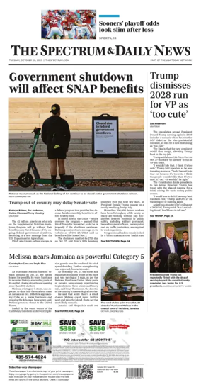 Cover of The Spectrum & Daily News