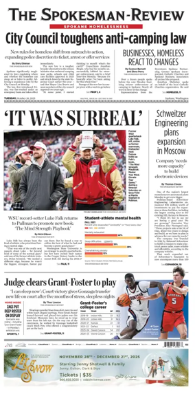 Cover of The Spokesman-Review (Spokane)