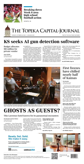 Cover of The Topeka Capital-Journal