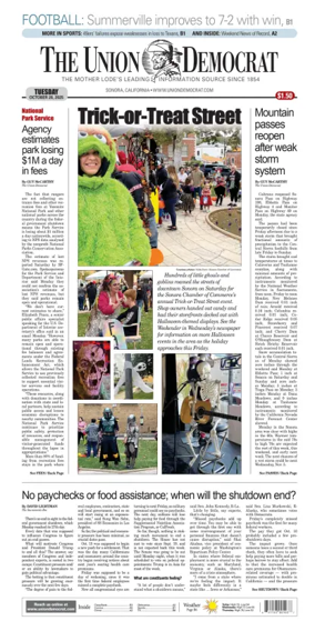 Cover of The Union Democrat