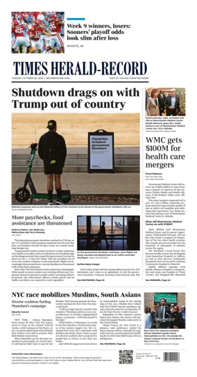 Cover of Times Herald-Record