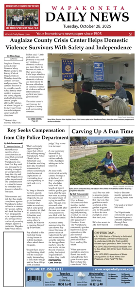 Cover of Wapakoneta Daily News