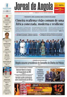 Cover of Jornal de Angola