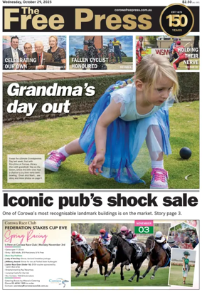 Cover of The Free Press (Corowa)