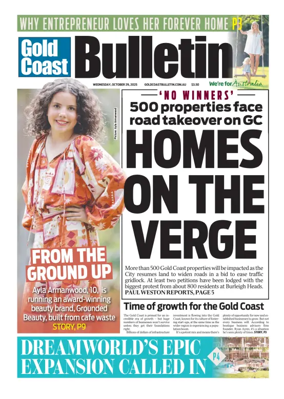 Cover of The Gold Coast Bulletin