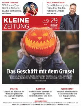 Cover of Kleine Zeitung Kaernten
