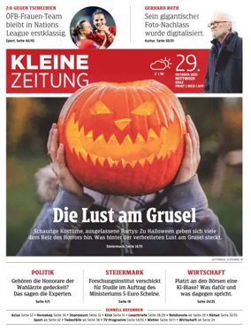 Cover of Kleine Zeitung Steiermark