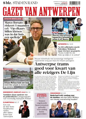 Cover of Gazet van Antwerpen Metropool Stad